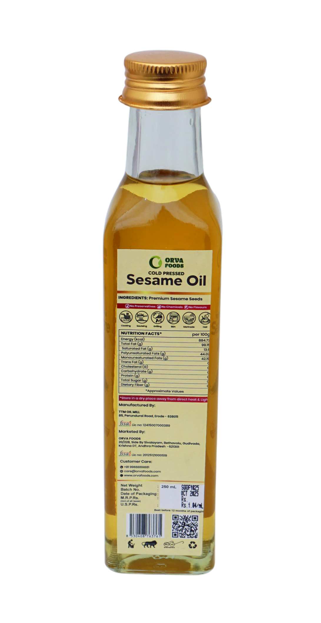 Cold Pressed Sesame Oil - Image 4