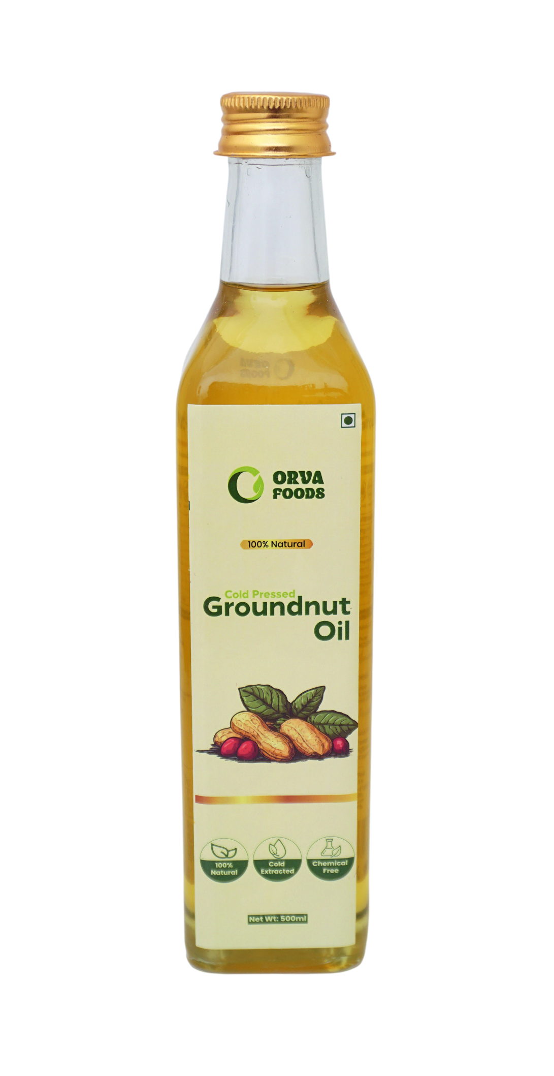 Cold Pressed Groundnut Oil